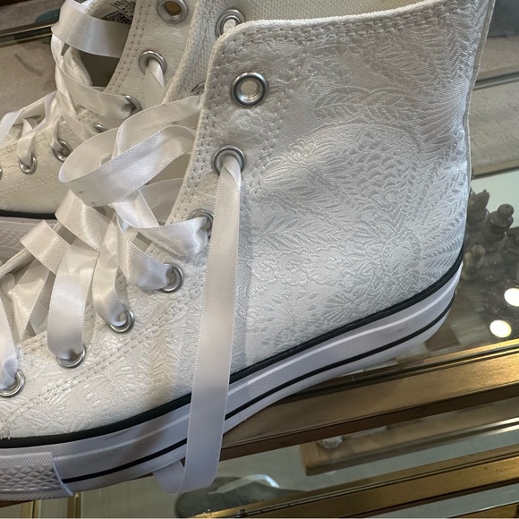 Converse “Just Married” Shoes Size 8.5 Worn Once for Wedding - Picture 7 of 12